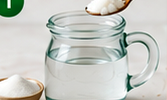 Waterkefir maken: water en suiker toevoegen