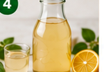 Zelfgemaakte waterkefir is klaar om te drinken