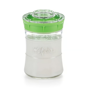 Kefirko kefirmaker 848 ml voor melkkefir en waterkefir – compacte fermentatieset met glazen pot en geïntegreerde zeef