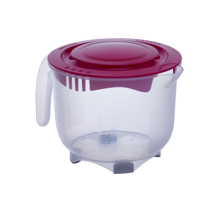 Plastic weckfles voor melkkefir en waterkefir met afsluitdeksel – stevige fermentatiefles voor het maken en bewaren van kefir